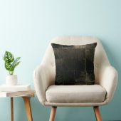 Tan Brown Patchwork Cowhide Druckkissen Kissen (Stuhl )