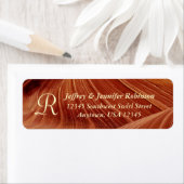 Tan Brown Southwest Monogram Rücksendeadresse (Insitu)