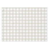Tan Buffalo Karo Tablette Tischdecke (Vorderseite (Horizontal))