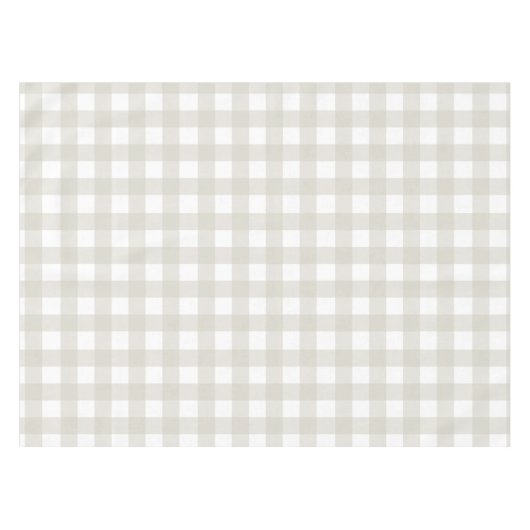 Tan Buffalo Karo Tablette Tischdecke (Vorderseite (Horizontal))
