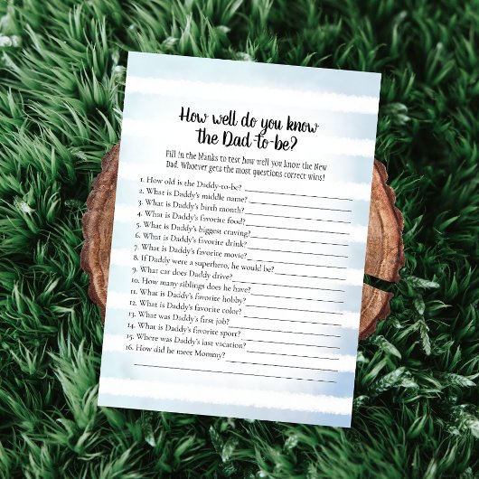 Tan Bunny Blue, der den Vater bester Duschvorhang  Einladung