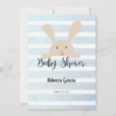 Tan Bunny Blue Was ist auf deinem Handyspiel? Einladung (Rückseite)