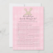 Tan Bunny Pink, der Mommy Best Game kennt Einladung (Vorderseite)