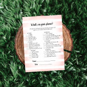 Tan Bunny Pink Was ist auf deinem Handyspiel? Einladung