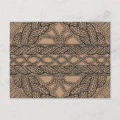 TAN CABLE KNIT Postkarte II (Vorderseite)