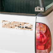 Tan Cat & Mouse Autoaufkleber (Auf Lkw)