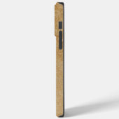 Tan Chamois Leather Print Case-Mate iPhone Hülle (Rückseite / Links)