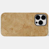 Tan Chamois Leather Print Case-Mate iPhone Hülle (Rückseite (Horizontal))