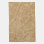 Tan Chamois Leather Print Geschirrtuch (Vertikal)