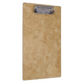 Tan Chamois Leather Print Klemmbrett (Rechts)