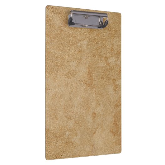 Tan Chamois Leather Print Klemmbrett (Rechts)