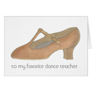 Tan Character Shoe Favorite Dance Teacher
