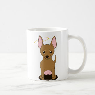 Tan Chihuahua Angel Halo Kaffeetasse