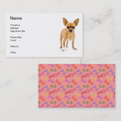 TAN-Chihuahua-Visitenkarte Visitenkarte (Vorne/Hinten)