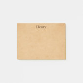 Tan Classic Trendy Post-it Klebezettel (Vorderseite)