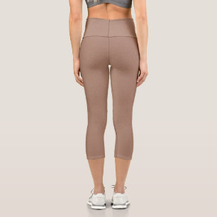 Tan Colored Floral Capris für jeden Fall