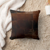 Tan Cowhide Druckkissen Kissen (Decke)