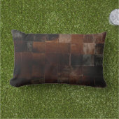 Tan Cowhide Druckkissen Kissen Für Draußen (Gras)