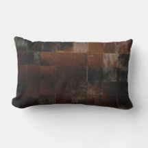 Tan Cowhide Druckkissen