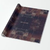 Tan Cowhide Patchwork Druckpapier Geschenkpapier (Ungerollt)