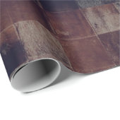 Tan Cowhide Patchwork Druckpapier Geschenkpapier (Rolleneckpunkt)