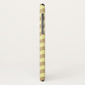 Tan Cream Neutral Chevrons Case-Mate iPhone Hülle (Hinten/Links)