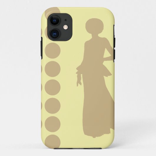 Tan Cream Neutral Dots Mode Case-Mate iPhone Hülle (Rückseite)