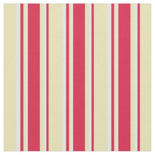 Tan, Crimson und leichtes Cyan-Muster Stoff (Nahaufnahme)