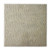 Tan Crocodile Leather Pattern Fliese (Vorderseite)