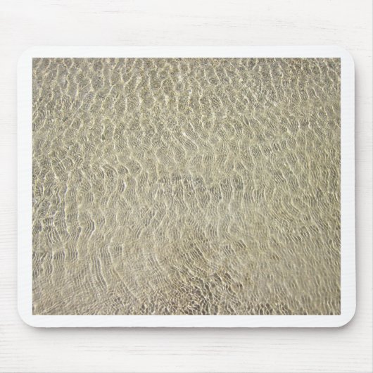 Tan Crocodile Leather Pattern Mousepad (Vorne)