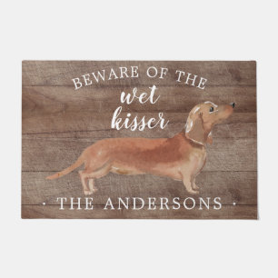 Tan Dackel Dog Personalisiert Door Mat Fußmatte