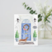 Tan Dackel Moskation Ankündigung Postkarte (Stehend Vorderseite)