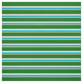 Tan, Dark Cyan, Deep Sky Blue, White & Dark Green Stoff (Muster)