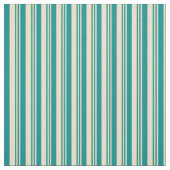 Tan & Dark Cyan farbene Streifen Stoff (Muster)