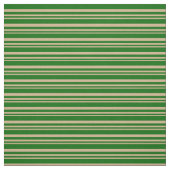 Tan & Dunkle grüne Streifen Stoff (Muster)