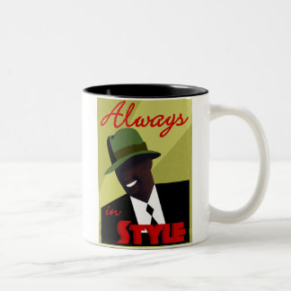 TAN "FEDORA" Kaffee-Tasse Zweifarbige Tasse