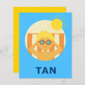 TAN Flashcard für erstes T 1 Silbenfähiges Wort (Vorne/Hinten)