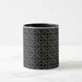 Tan Formen auf schwarz Tasse (Zentrum)