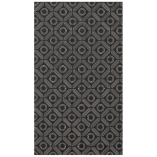Tan Formen auf schwarz Tischdecke