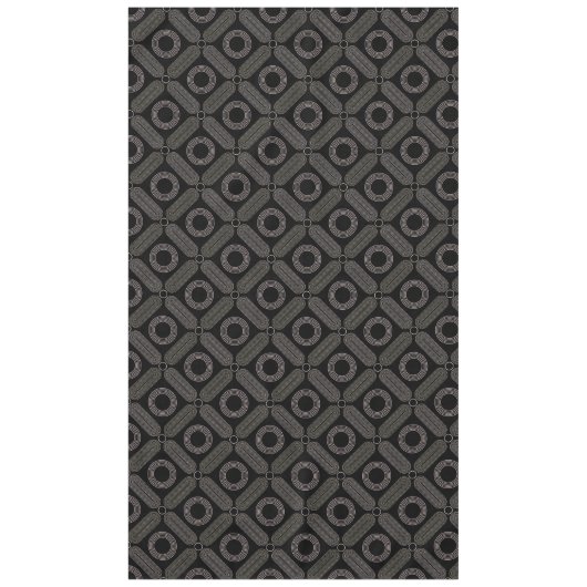 Tan Formen auf schwarz Tischdecke (Vorderseite)