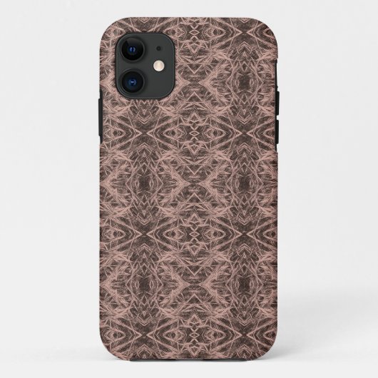 Tan Foxtail Wiederholung Case-Mate iPhone Hülle (Rückseite)