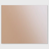 Tan Gradient Geschenkpapier (Flach)