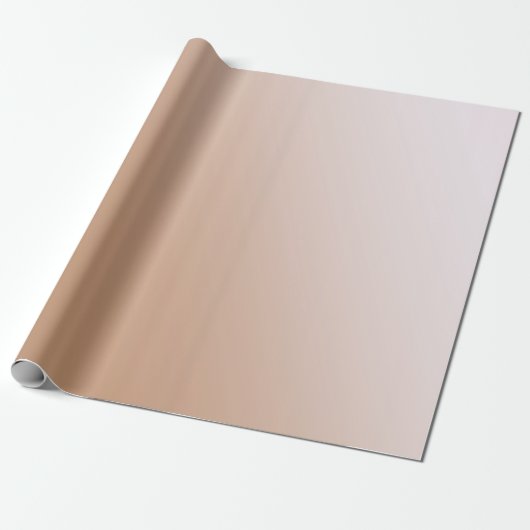 Tan Gradient Geschenkpapier (Ungerollt)