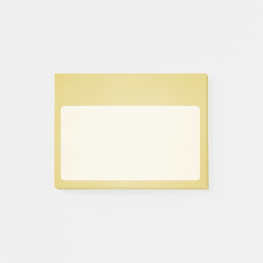 Tan Grainy Texture Look Post-it Klebezettel (Vorderseite)