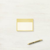 Tan Grainy Texture Look Post-it Klebezettel (Auf Schreibtisch)