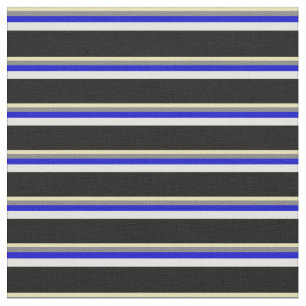 Tan, Grau, Blau, Light Cyan und Black Colored Stoff
