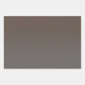 Tan Gray Black and Brown Ombre Mix Geschenkpapier Set (Vorderseite 2)
