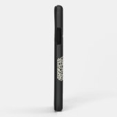 TAN/GRAY STRANGE BLUME iPhone Case (Hinten/Rechts)