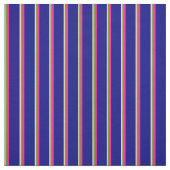 Tan, Green, Deep Pink und Blue Streifen Stoff (Muster)