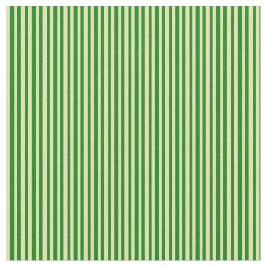 Tan & Green Linde Muster Stoff (Nahaufnahme)
